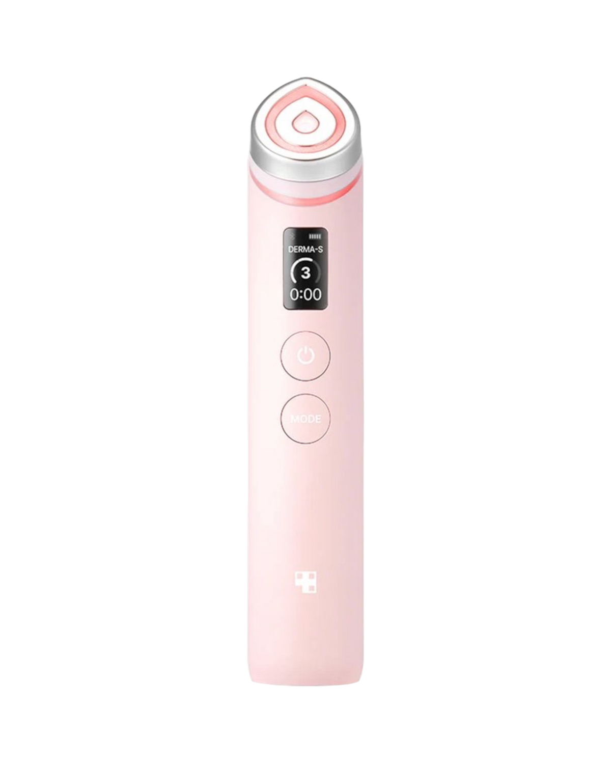 K-beauty glow AGE-R Booster Pro in roze met digitaal display voor gezichtsverzorging en LED-lichttherapie