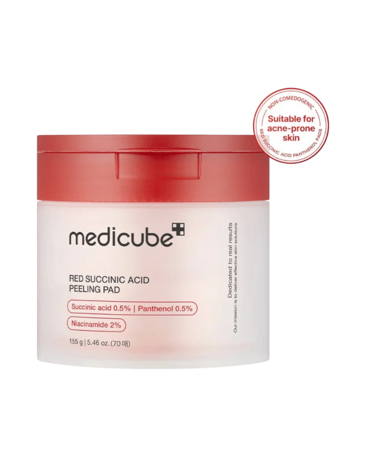 Rode Succinzuur Peeling Pad