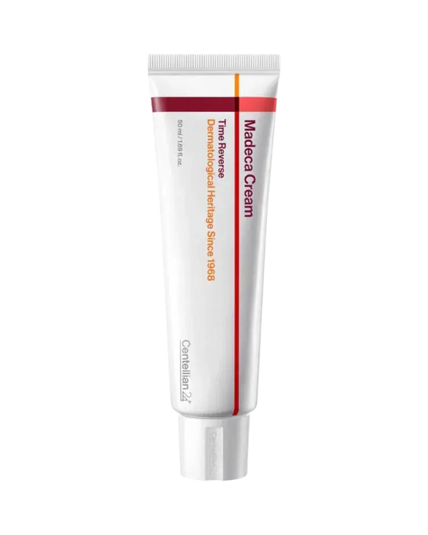 K-beauty glow Madeca Cream Time Reverse anti-aging crème, 50 ml tube, for dry and sensitive skin.