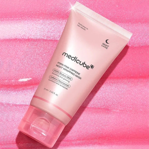 Roze Cafeïne Nachtmasker