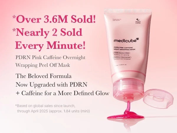 Roze Cafeïne Nachtmasker