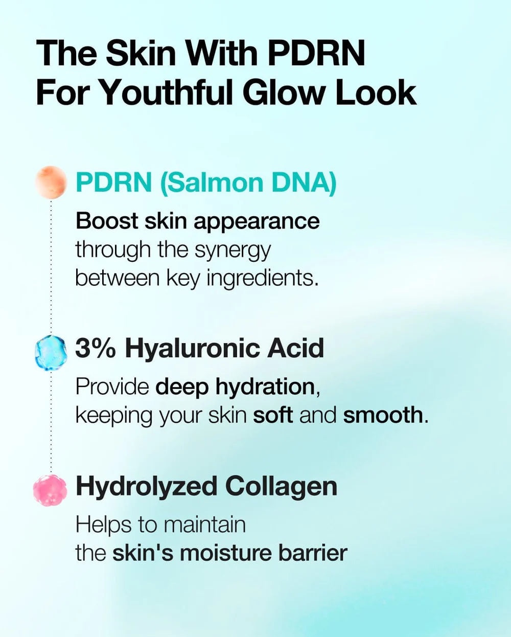 Sérum PDRN Capsules d'acide hyaluronique 100