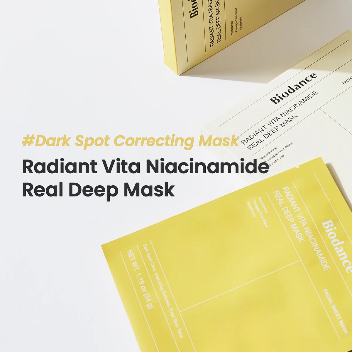 Masque profond Radiant Vita Niacinamide Real