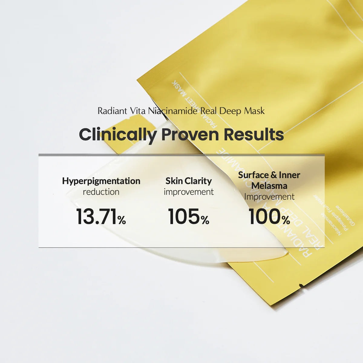 Masque profond Radiant Vita Niacinamide Real