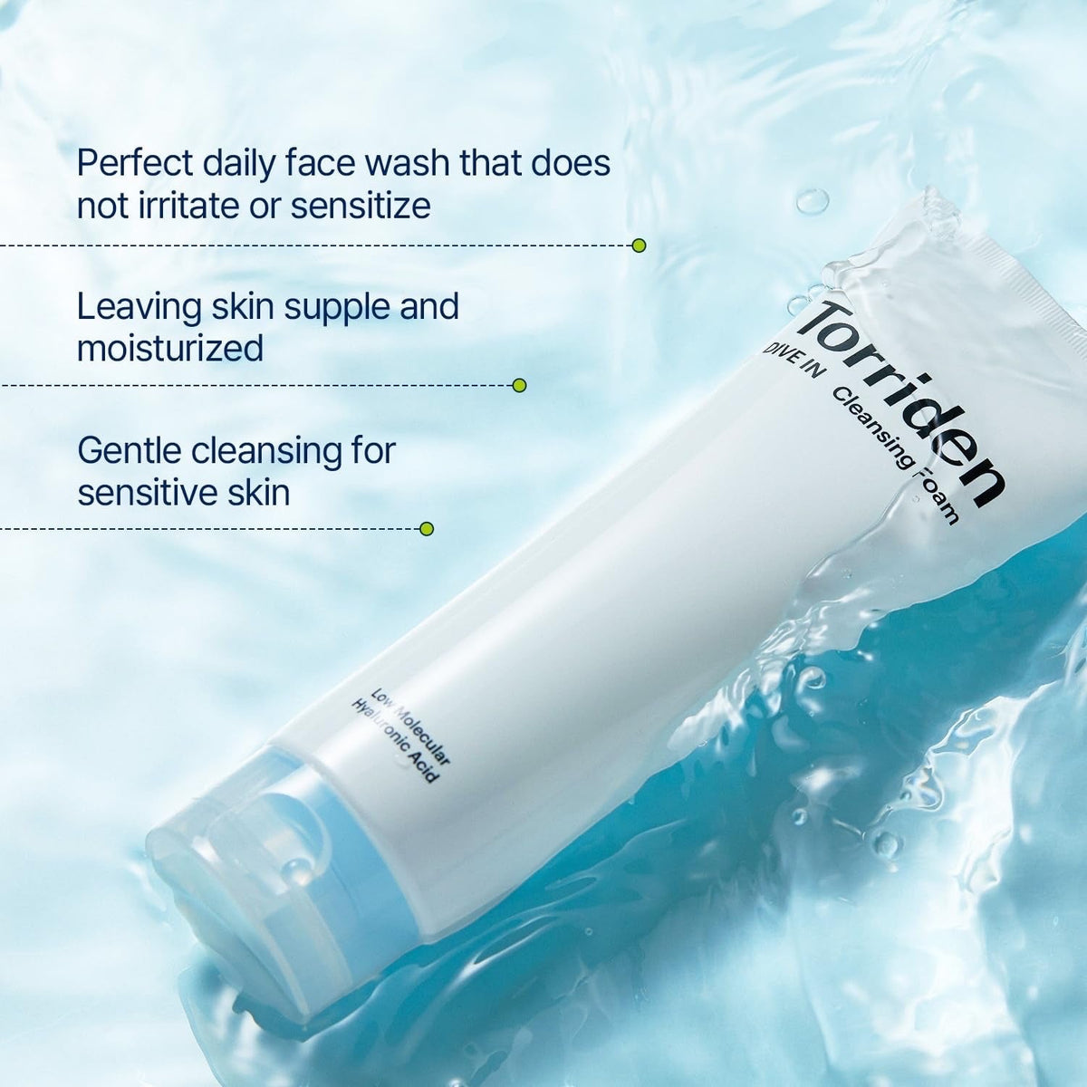 DIVE-IN Laag Moleculair Hyaluronzuur Cleansing Foam