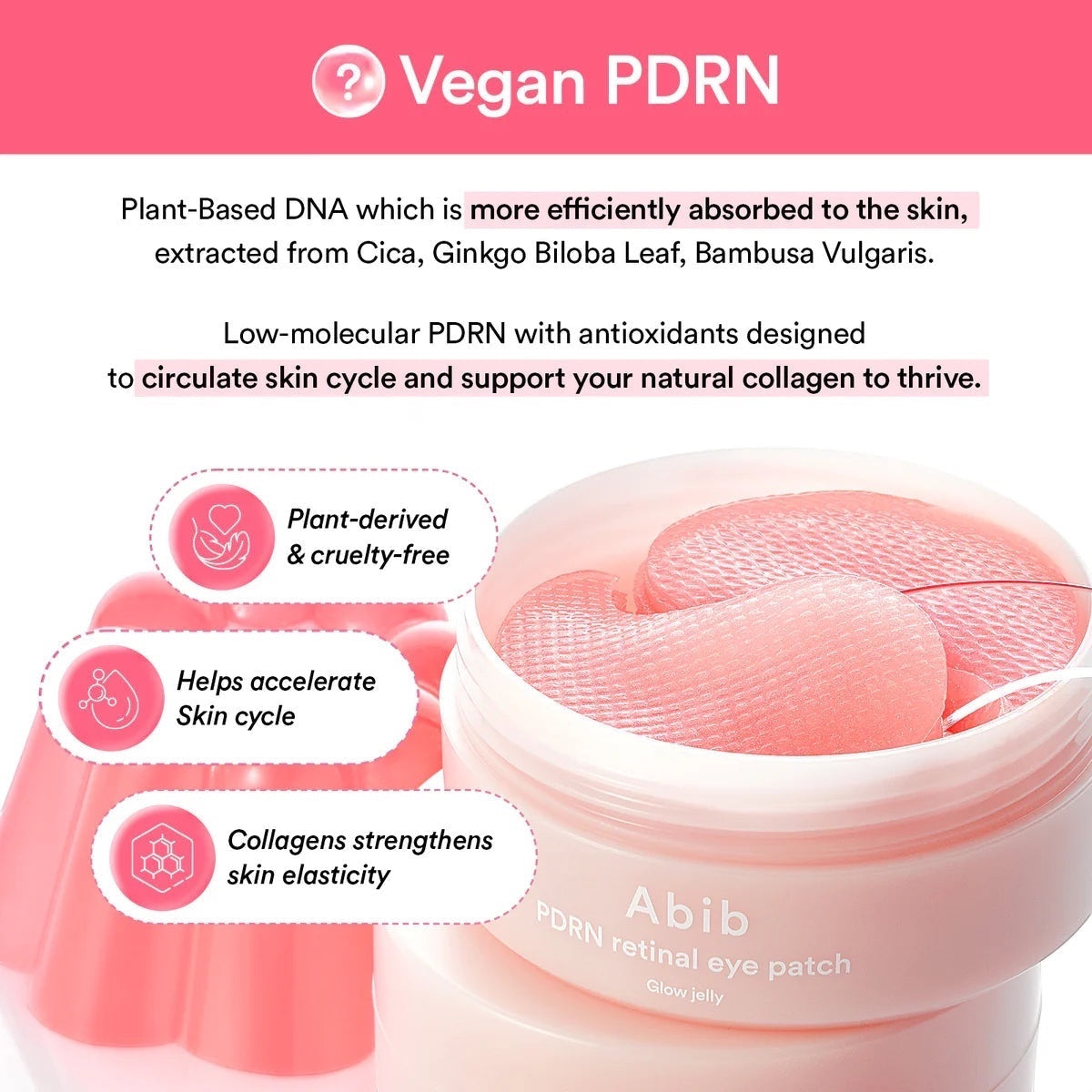 PDRN Retinale Oogmasker Glow Gel
