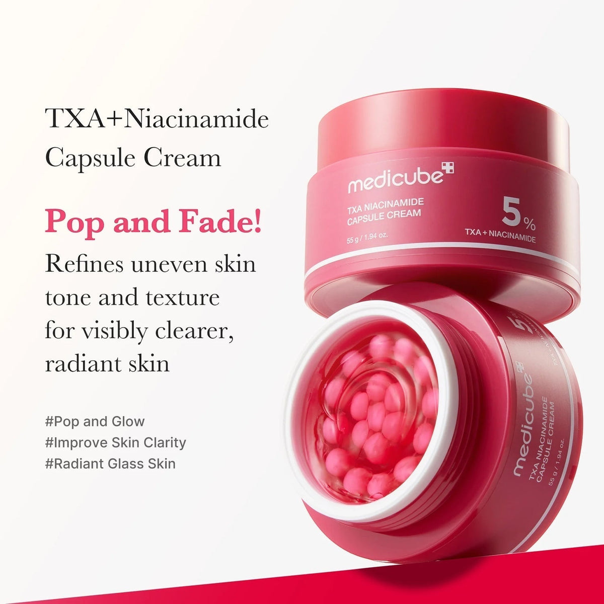 Crème en capsules de niacinamide TXA