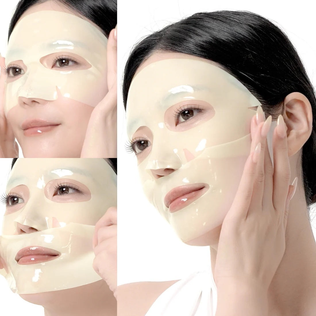 Masque gel à l'acide kojique, au curcuma et à la gelée d'or