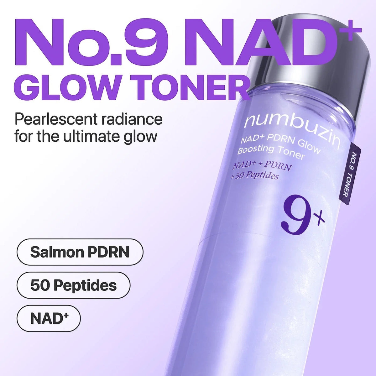 No.9 NAD+ PDRN Glow Versterkende Toner