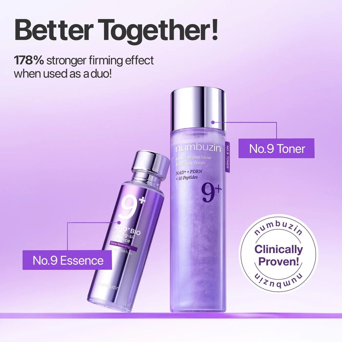 No.9 NAD+ PDRN Glow Versterkende Toner