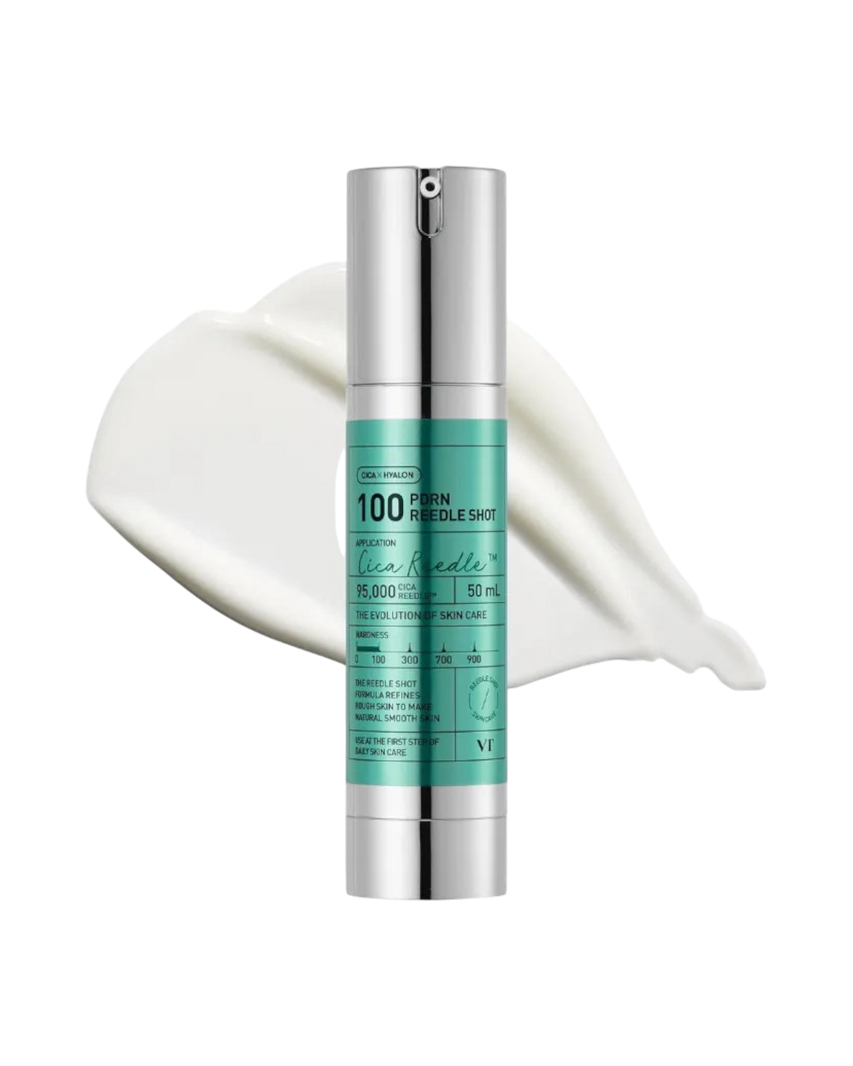 K-beauty glow PDRN Reedle Shot 100 essence-ampoule met een romige textuur voor huidverjonging en hydratatie.