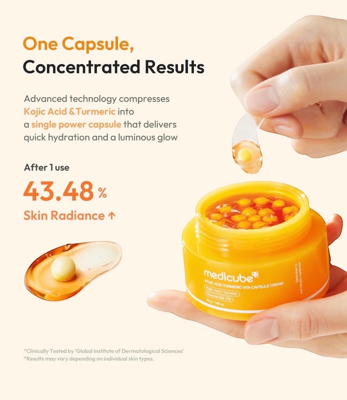Kojic Acid & Kurkuma Vita Capsule Crème