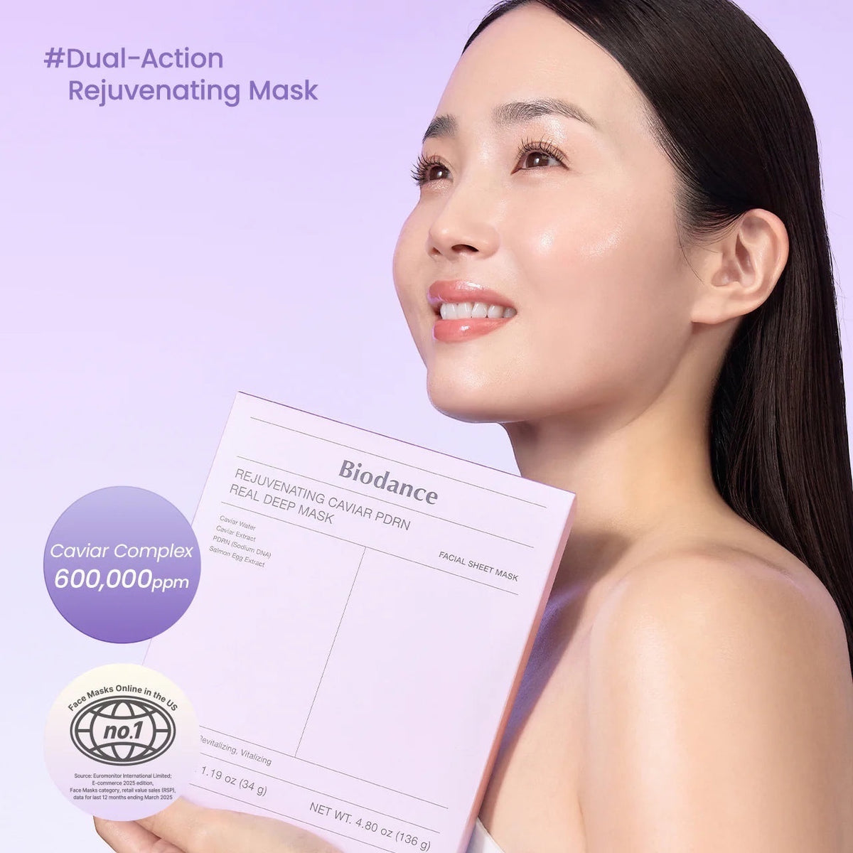 Verjongend Kaviaar PDRN Echt Diep Masker