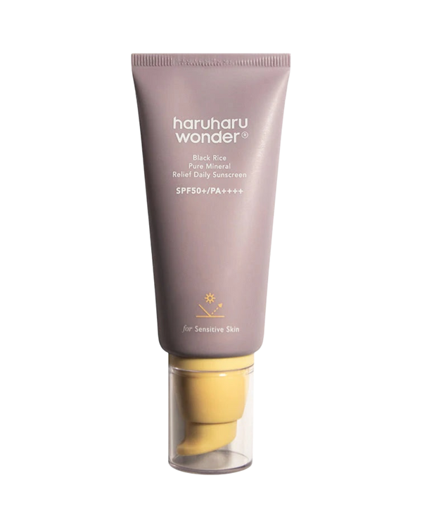 Zwarte Rijst Pure Mineraal Verlichting Dagelijkse Zonnebrandcrème SPF50+ PA++++