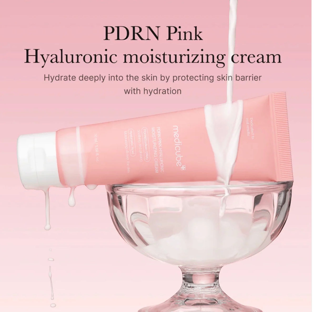 PDRN Roze Hyaluron Hydraterende Crème