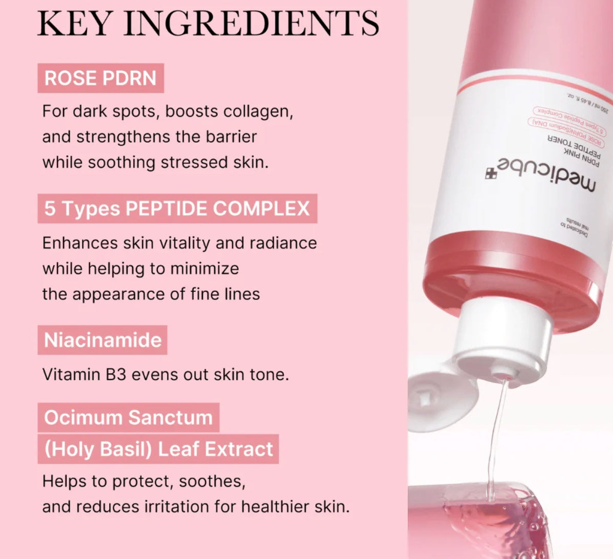 PDRN Roze Cica Verzachtende Toner