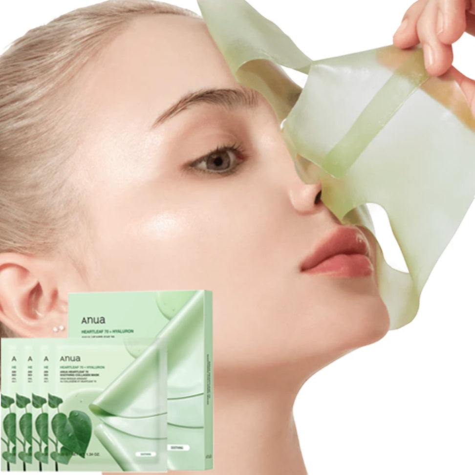 Heartleaf 70 Verzachtend Collageen Masker