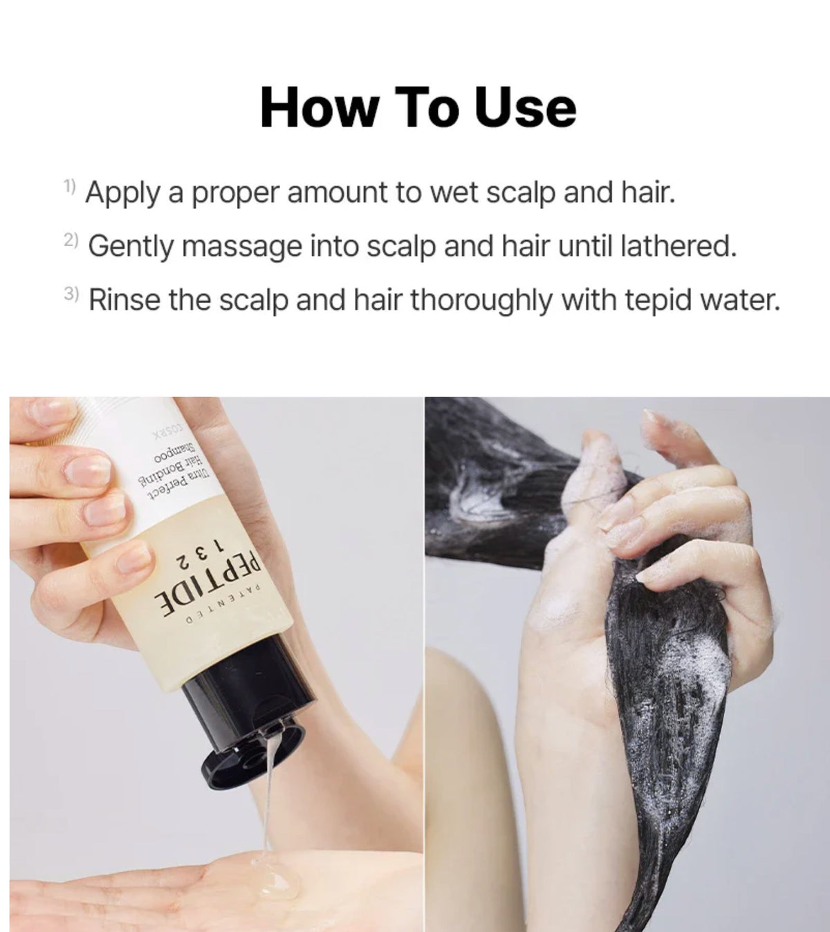 PEPTIDE-132 Ultra Perfect Haar Binding Shampoo