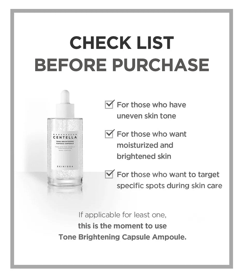 Tone Brightening Capsule Ampoule - K-beauty glow