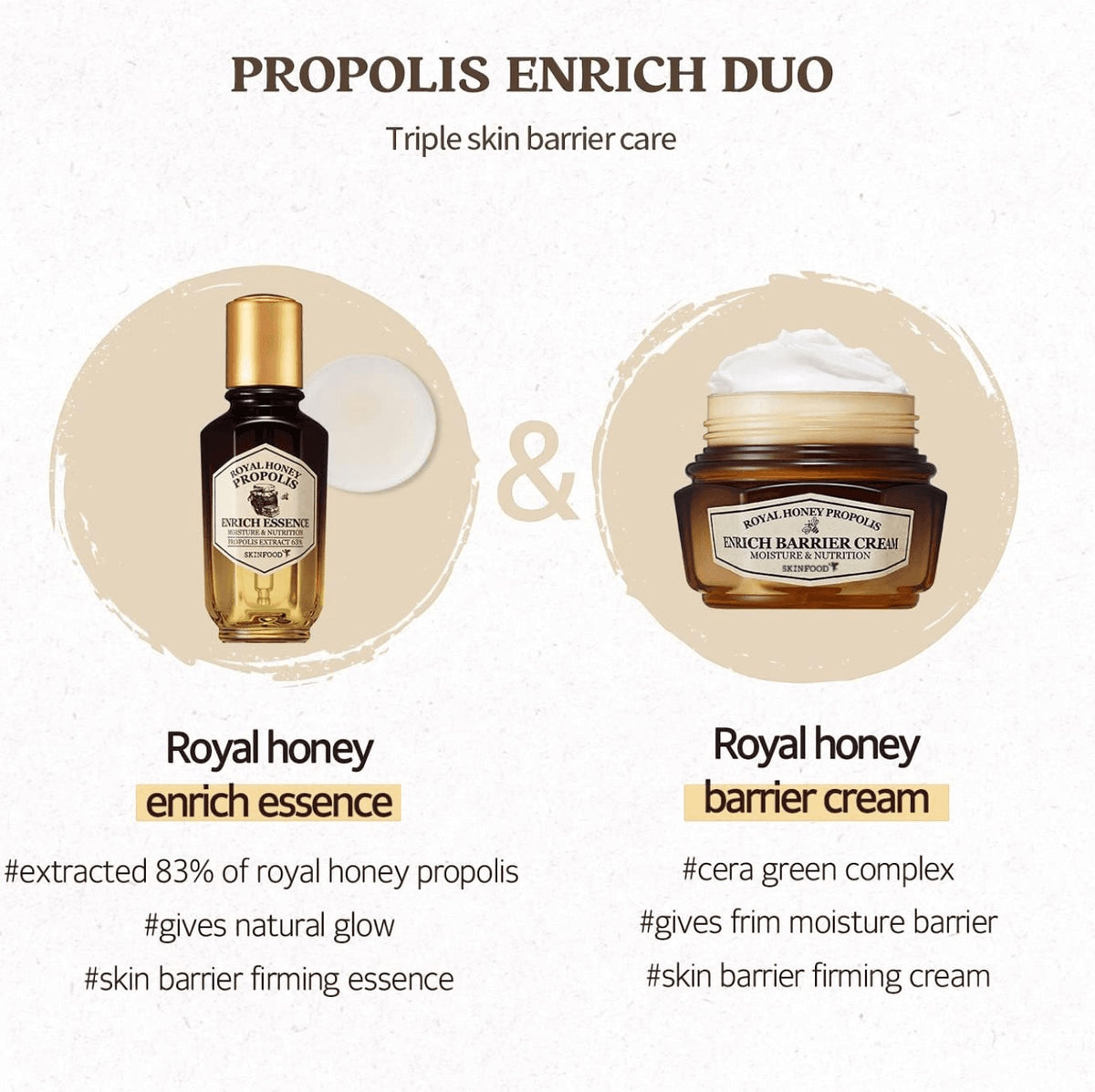 Royal Honey Propolis Enrich Barrier Cream - K-beauty glow