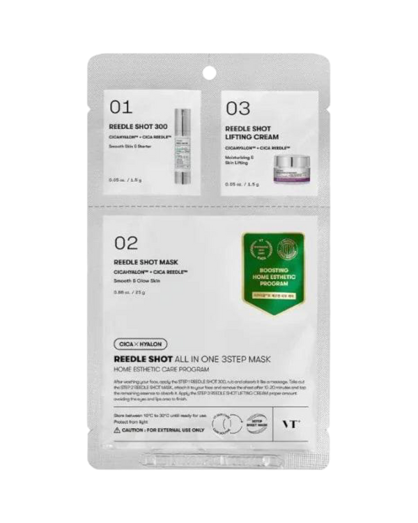 Reedle Shot All-In-One 3 Step Mask - K-beauty glow