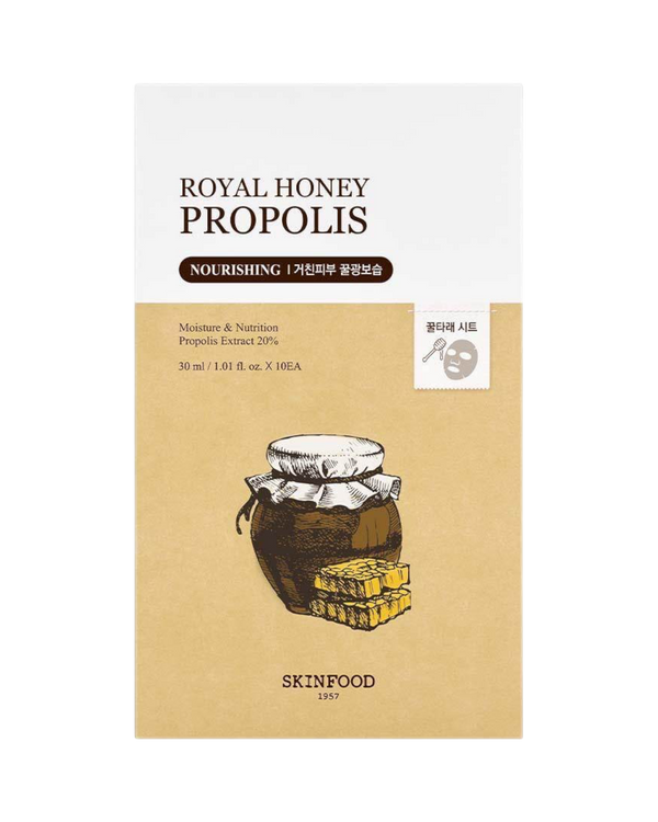 Royal Honey Propolis Enrich Mask - K-beauty glow